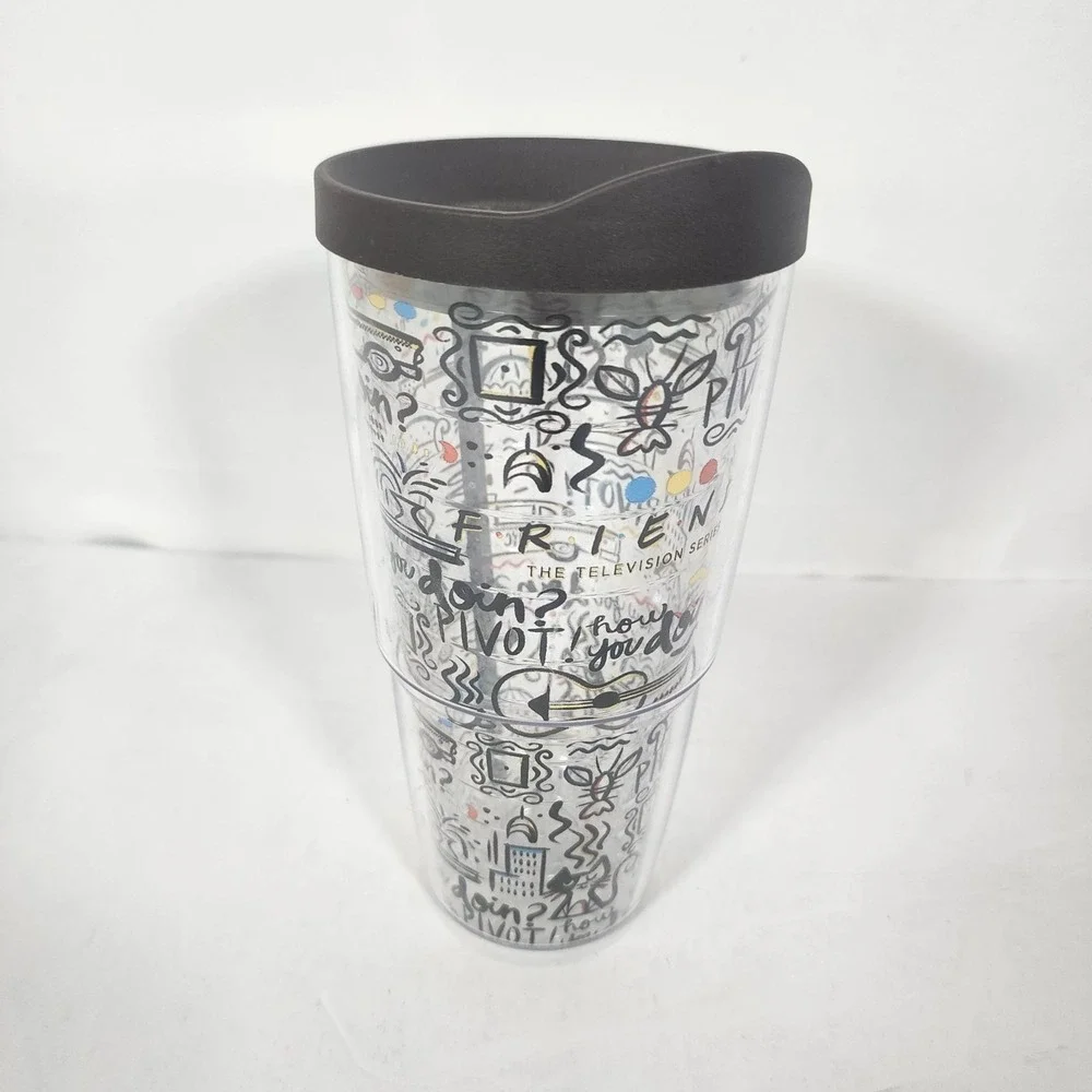 Tervis Friends TV Show 24oz Tumbler Travel Mug How You Doin Pivot w/Lid